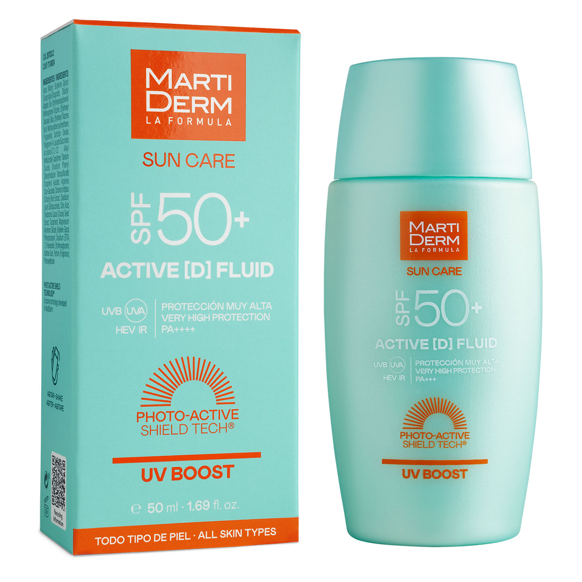 MartiDerm Sun Care SPF50+ ActiveD šķidrums 50ml