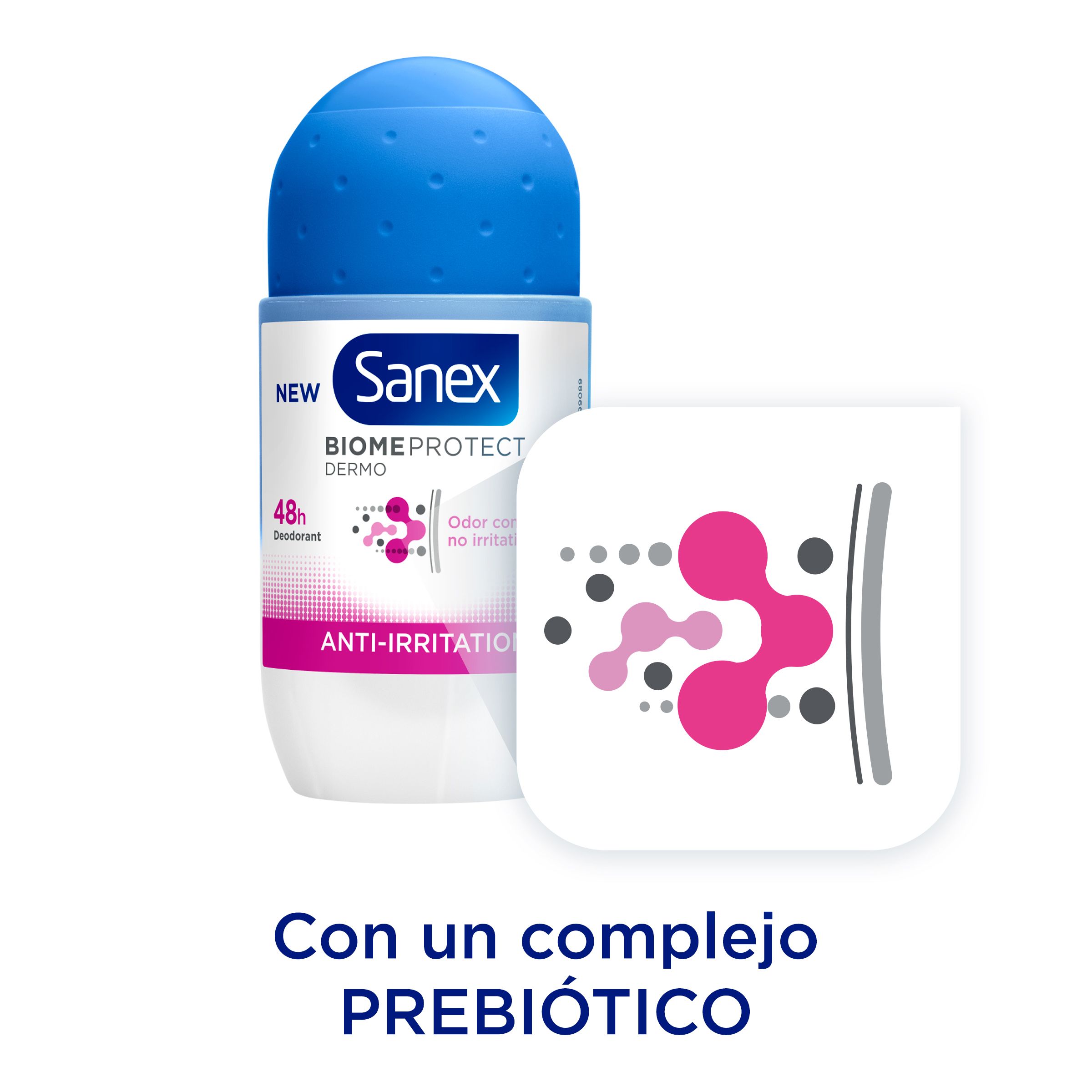 Roll-on dezodorant BiomeProtect Dermo 48h proti podráždeniu Roll-on dezodoranty