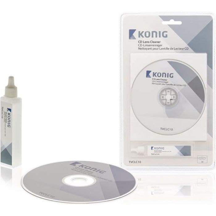 DVD/CD CLEANING KIT - CD/DVD/BLU-RAY PLAYER CLEANER - OPTICAL LENS