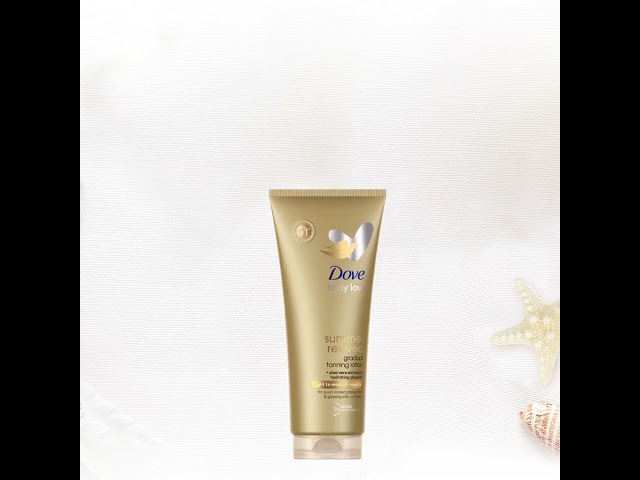 Loção autobronzeadora gradual Dove, tom claro a médio, 200ml