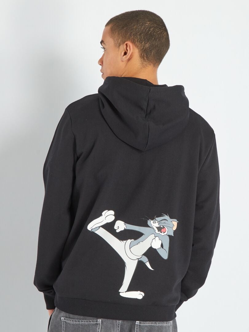 'Tom & Jerry' hoodie - zwart