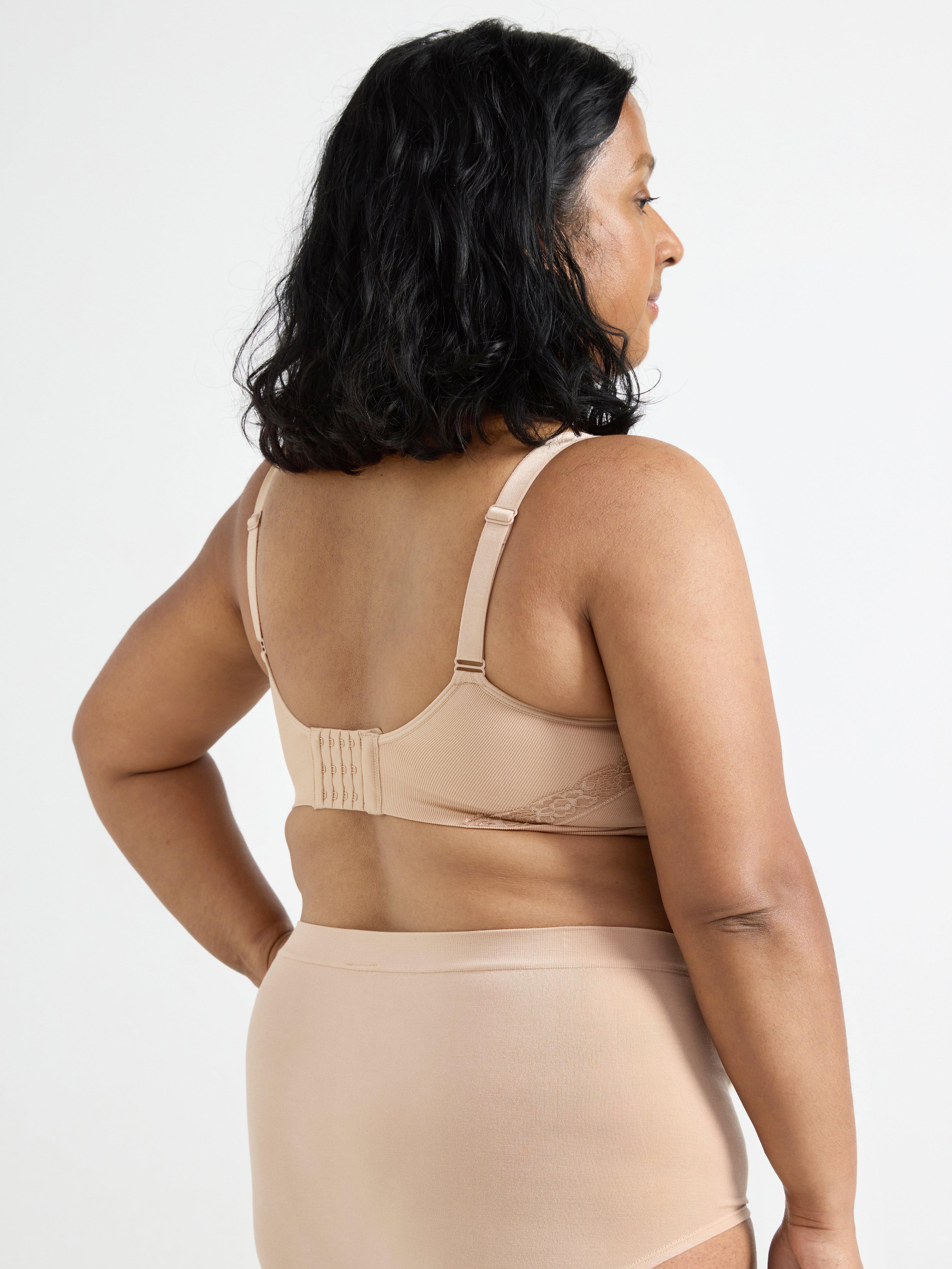 Bygellös protes-bh Beige