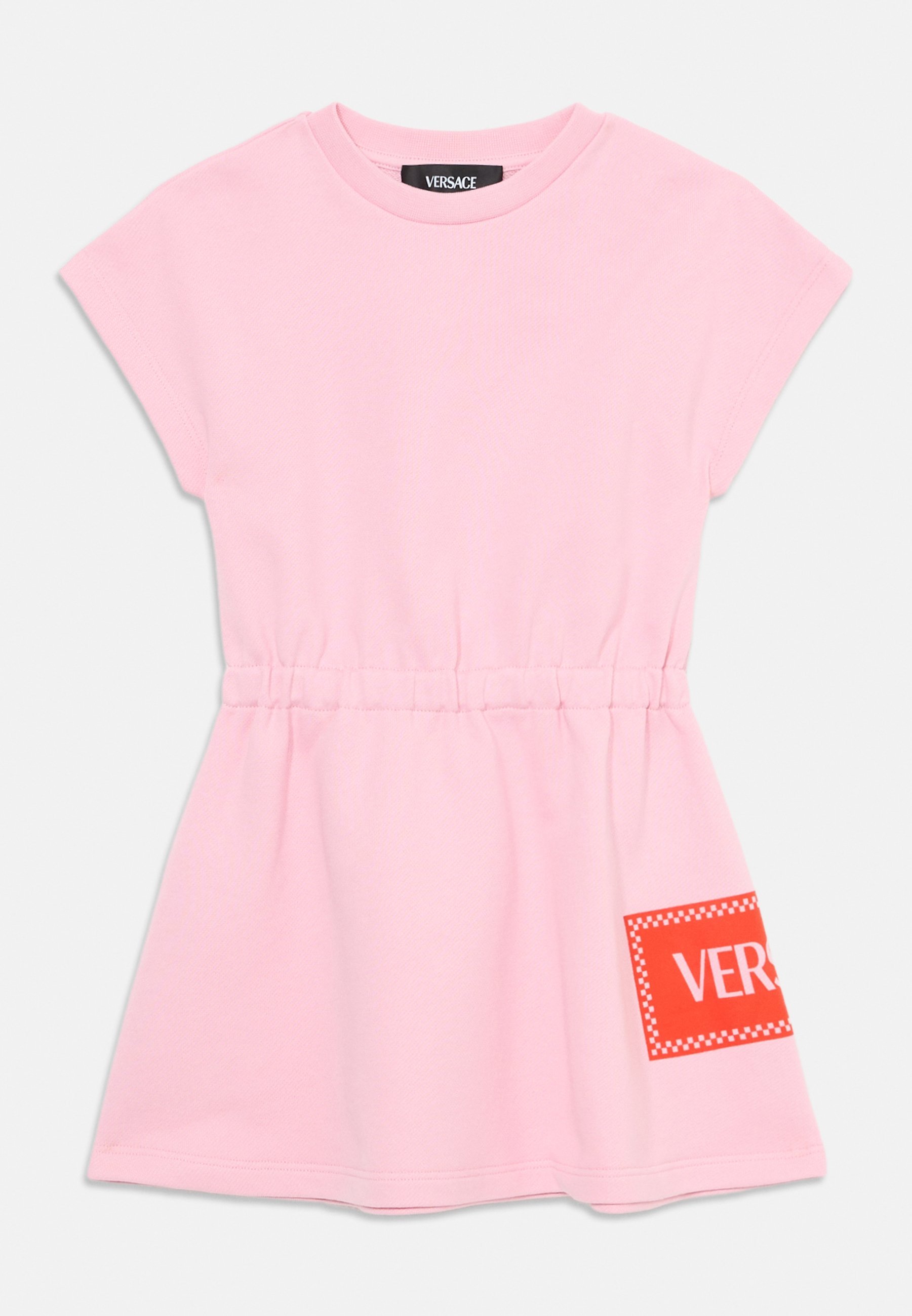 Versace VINTAGE LOGO - Tageskleid - Pastellrosa/Feuerorange