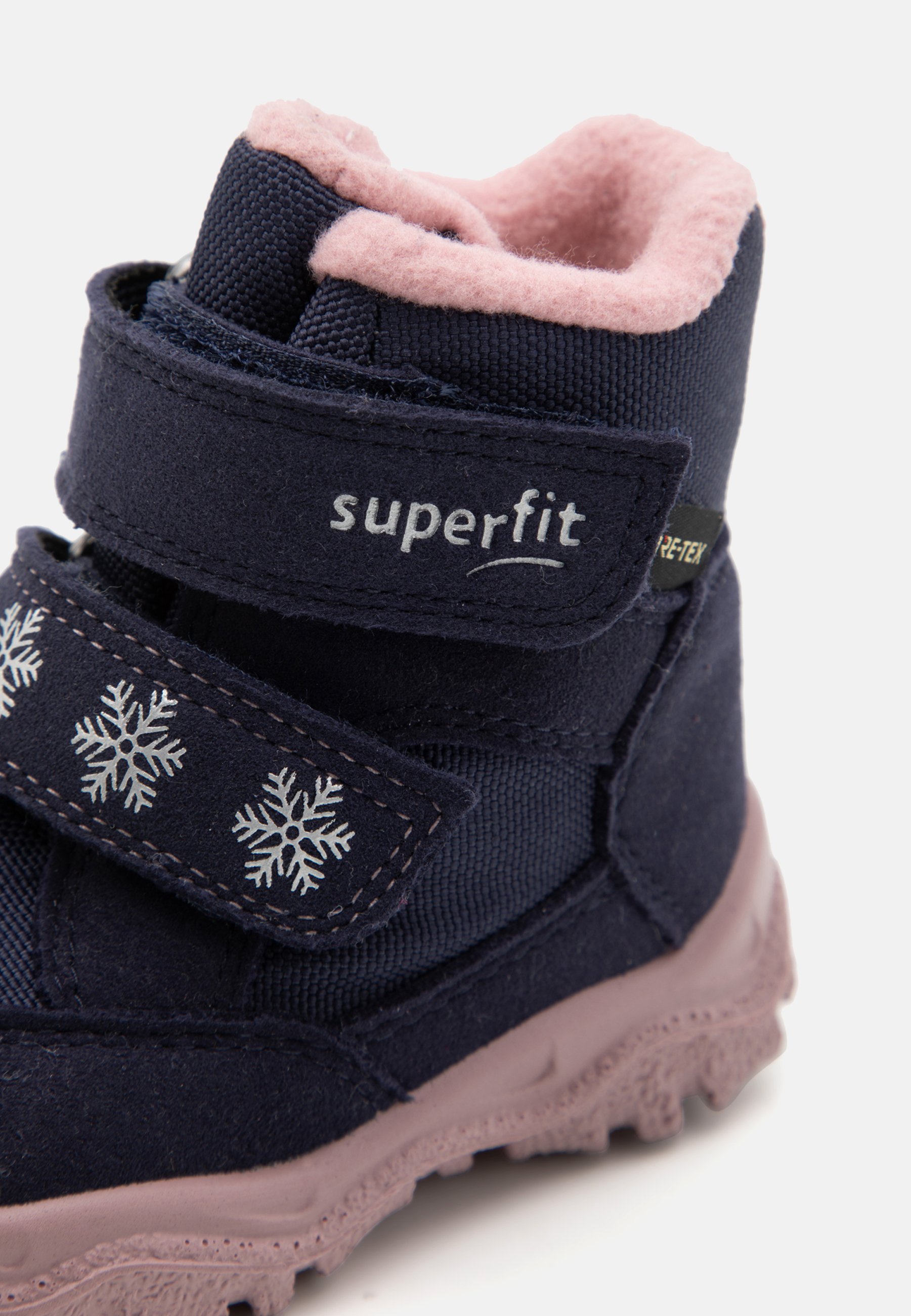 Superfit GORE-TEX HUSKY1 - Vinterstøvler - blau/rosa