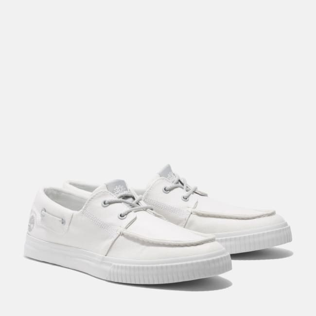 Sneaker Bassa Stringata da Uomo in bianco
