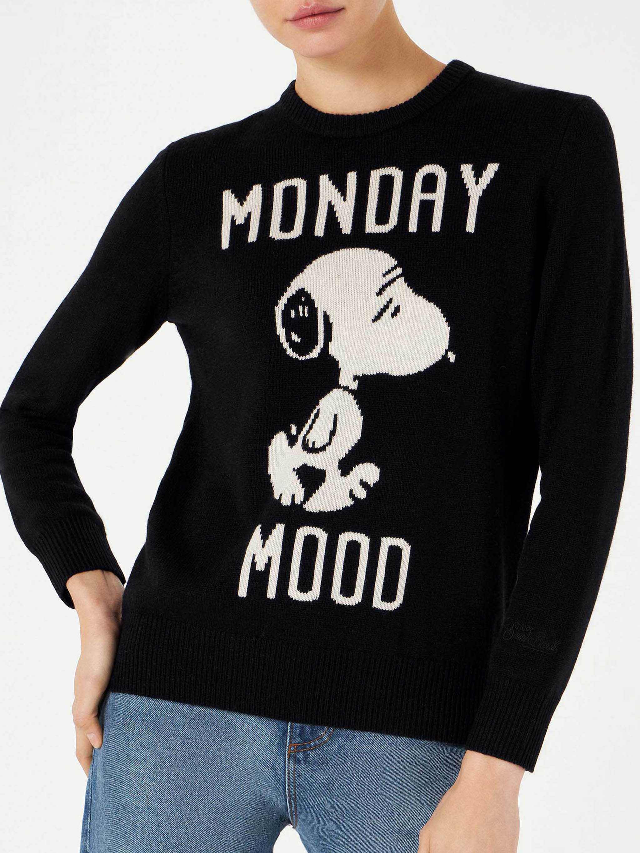 Maglione da donna con stampa Monday Mood Snoopy | SNOOPY - EDIZIONE SP
