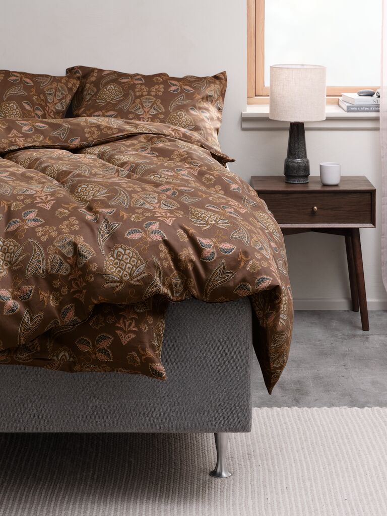 MIMMI plus сатенска постељина 140x200 тамни песак