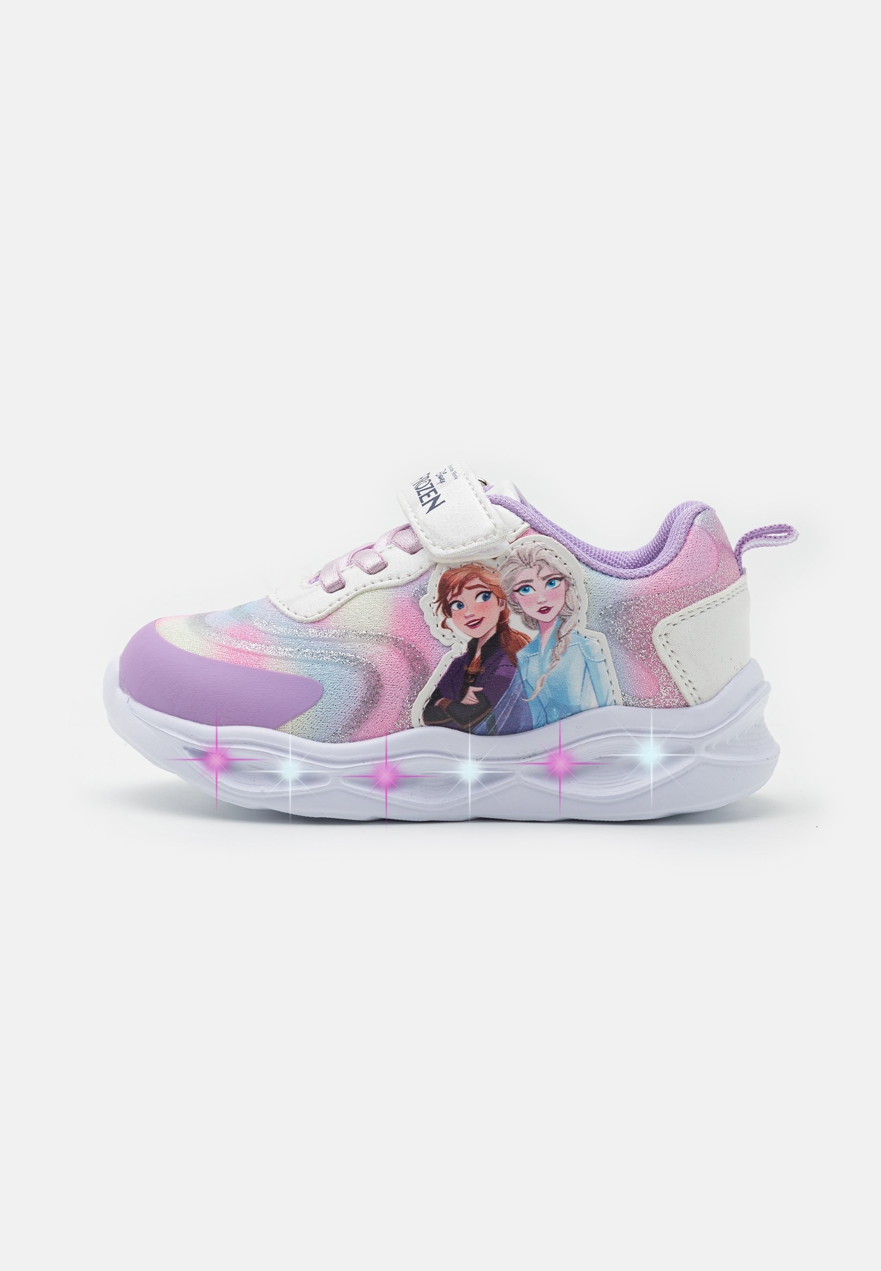 Friboo Sneakers Disney Frozen Elsa - Scarpe basse con suola lampeggiante - Scarpe da ginnastica - lilla