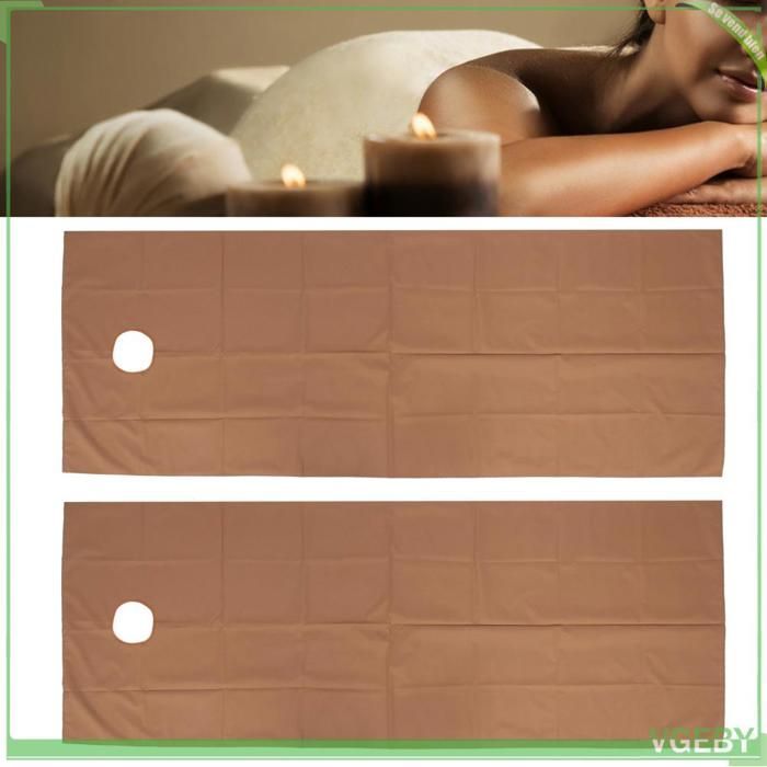Fafeicy Feuille de table de massage 2pcs Drap de Lit de Salon de Beauté Feuille de Couverture de Table electromenager Café profond