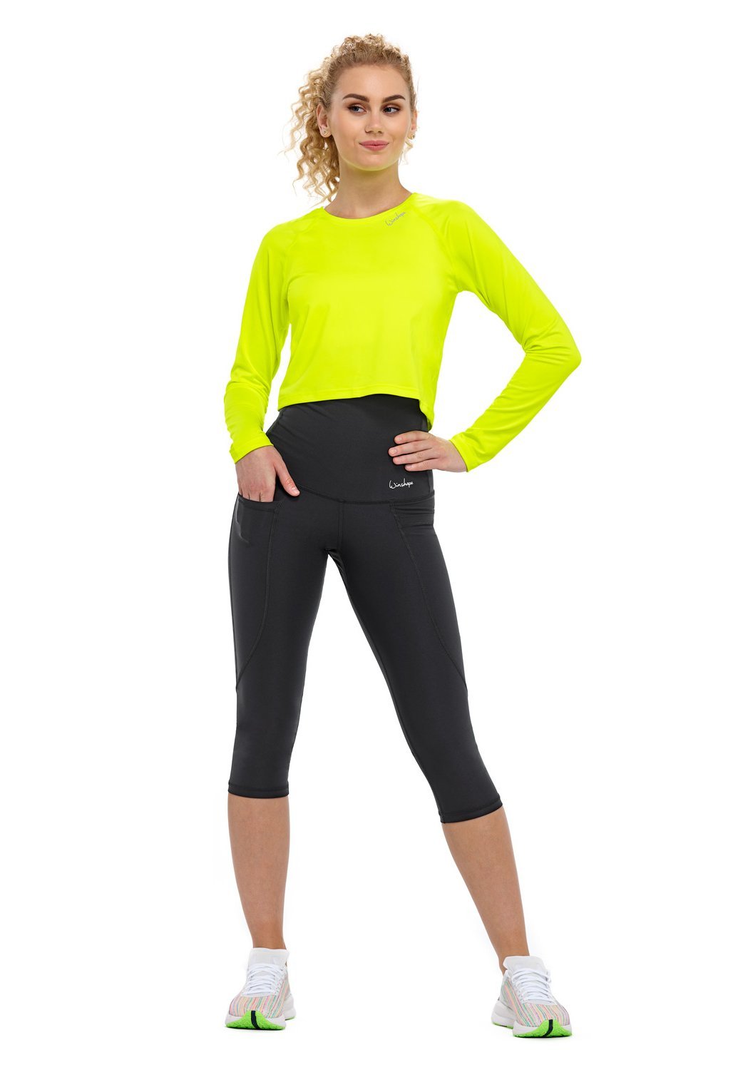 Winshape FUNCTIONAL POWER - 3/4 sportbroek - zwart