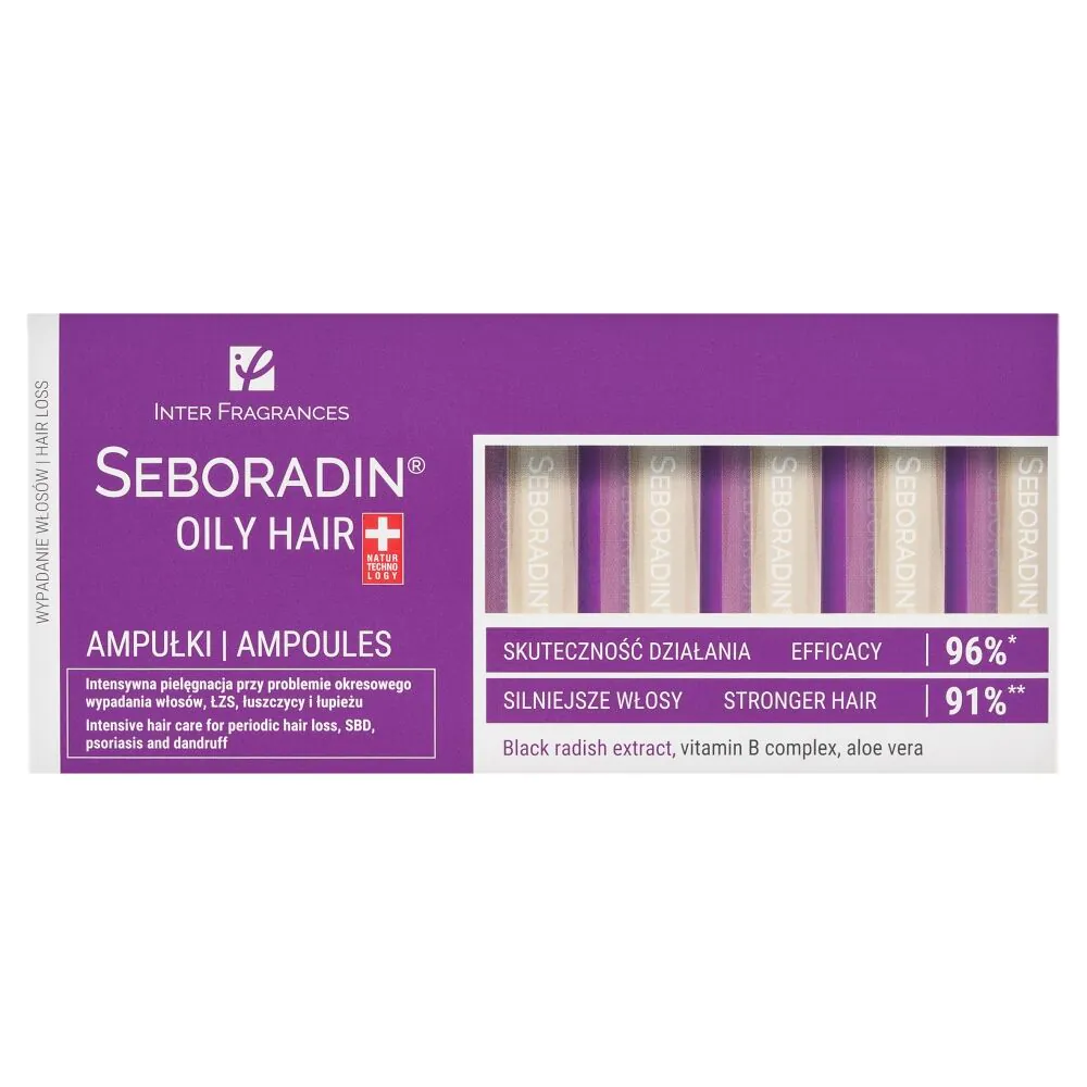 Seboradin Niger odżywka wzmacniająca do włosów osłabionych 14x5,5ml