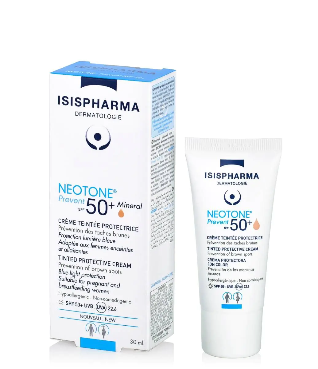 Isispharma Neotone Prevent SPF50+ - Ochronny krem tonującyśrednie zabarwienie 30ml