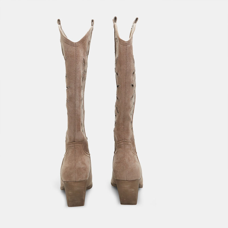 Damskie botki BATA Texan na obcasie 7 cm
