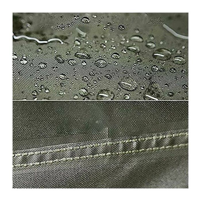 Hoes voor zitmaaier 177x110x110cm, waterdicht, robuust, duurzaam, UV-bestendig, voor binnen/buiten tuintractoren, groen