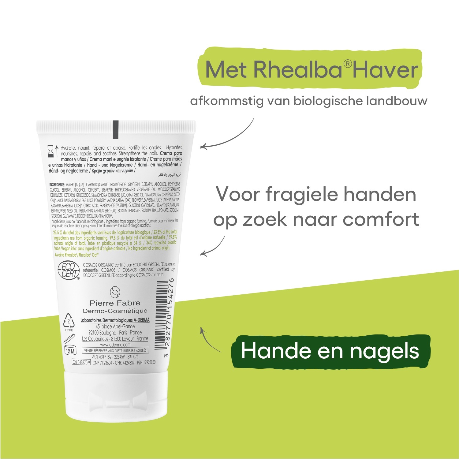 A-DERMA krém na ruky a nechty - 50 ml