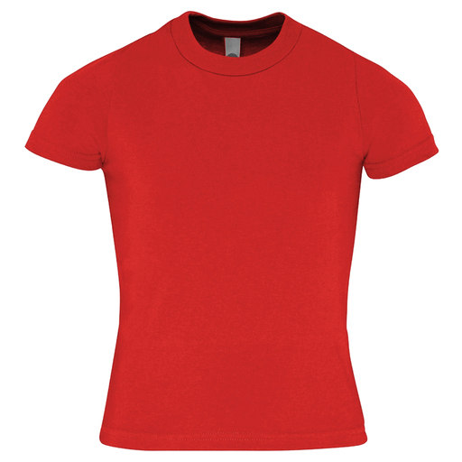 Camiseta Basic De Manga Corta American Apparel