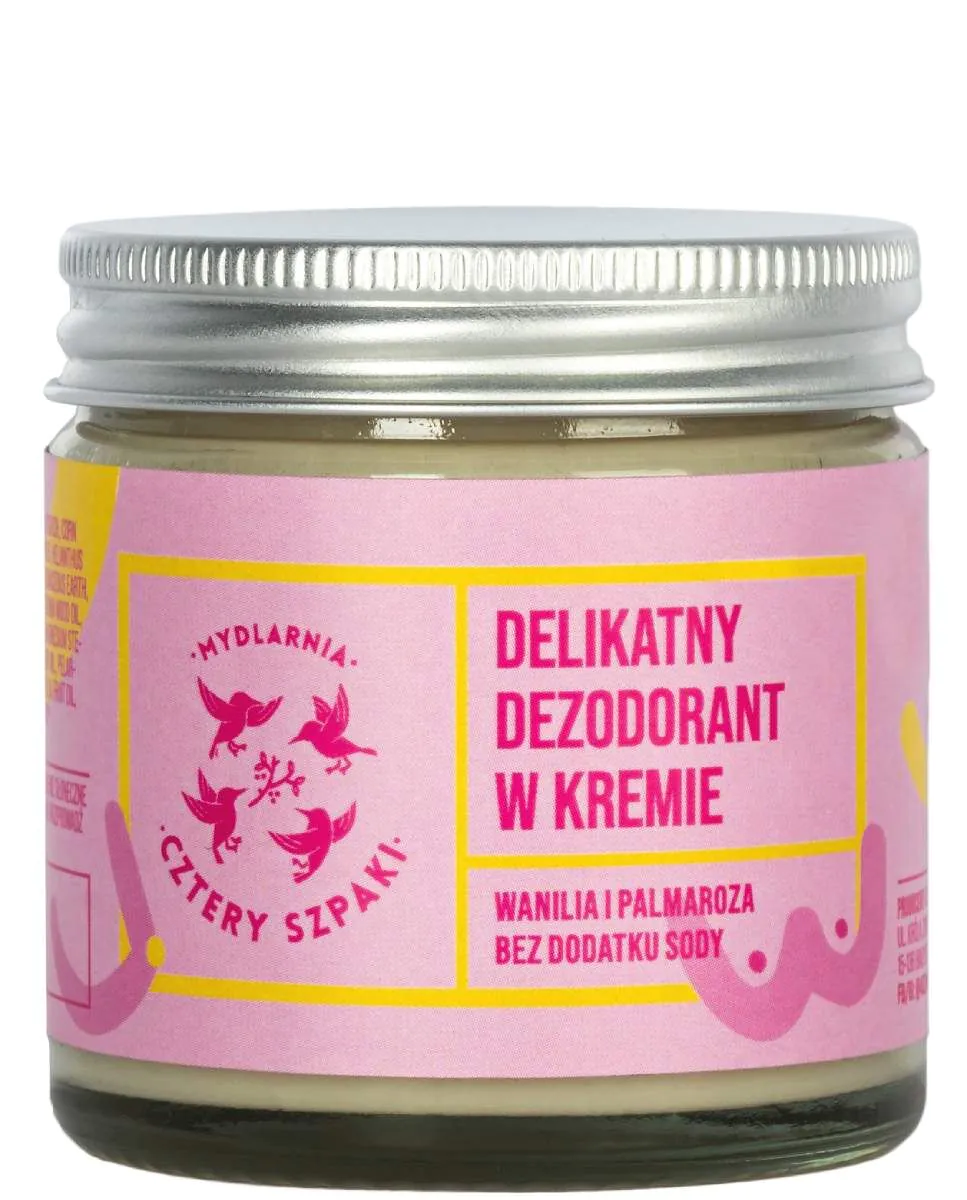 Mydlarnia Cztery Szpaki Delikatny dezodorant w kremie