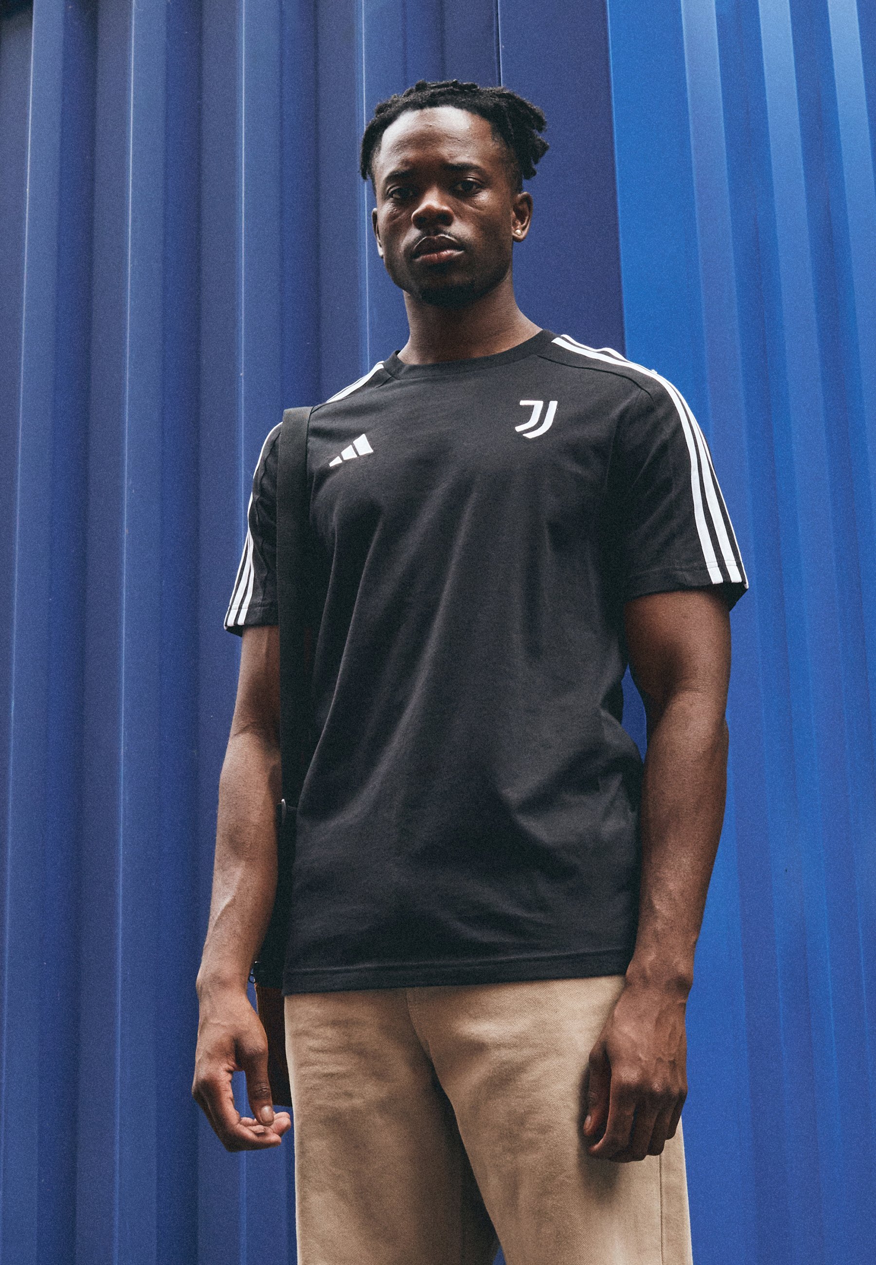 adidas Performance JUVENTUS DNA MARŠKINĖLIAI - Klubinė apranga - juodi