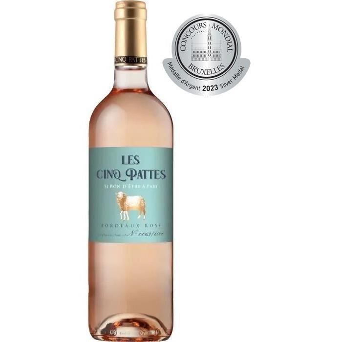 Five Paws 2024 Burdeos - Vino rosado de Burdeos
