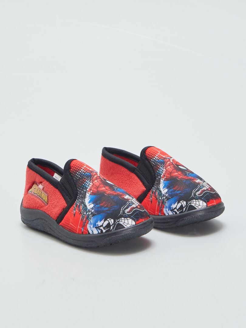Spider-Man slippers met gesloten neus - ROOD