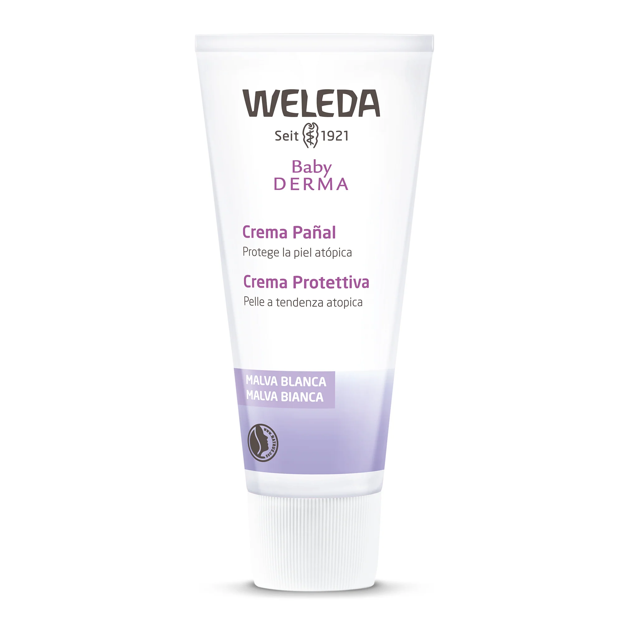 Mamma & Bambino Baby DERMA - Crema Protettiva MALVA BIANCA - Trattamento Bebè, Prodotti per Bambini, Crema Corpo