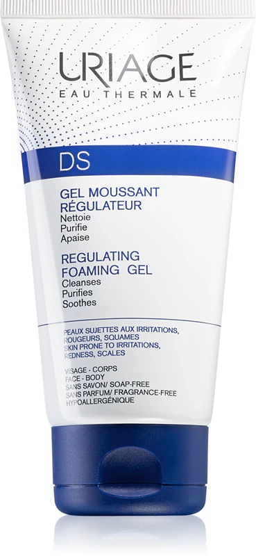 Uriage DS Regulating Foaming Gel nomierinošs gels sausai un niezošai ādai