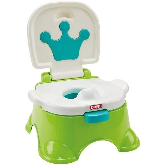 Pot Musical Pour Bébé - ZGEER - Transformable en Marchepied - Capteur Musical - Vert