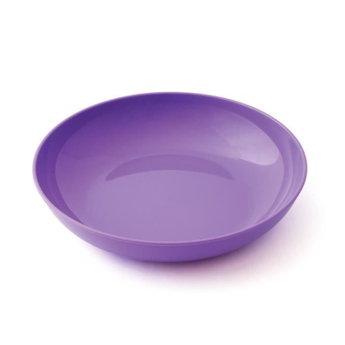 MILL'O BABY Magnetronbestendig polypropyleen bord 18,5 cm Ondoorzichtig Paars