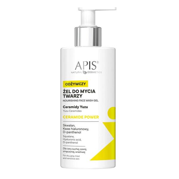 APIS Ceramide Power - Gel limpiador facial nutritivo 300 ml