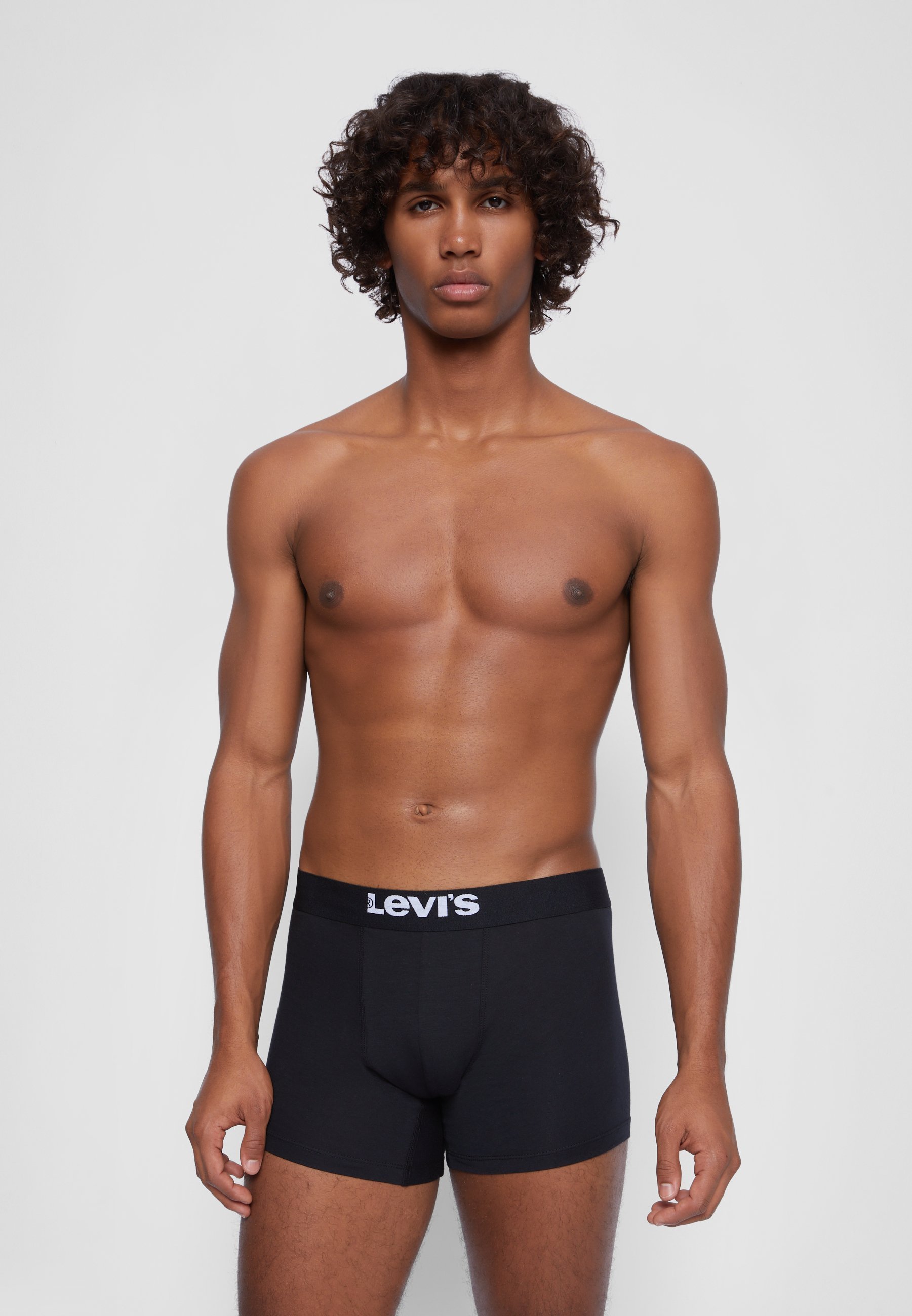 Levi's® MEN BASIC BRIEF PACK 6 ΤΕΜΑΧΙΩΝ - Μπλούζες - μαύρο/γκρι μελανζέ