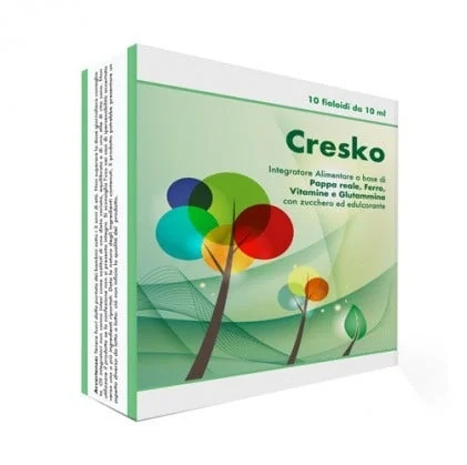 Cresko Energy Metabolism Nahrungsergänzungsmittel, 10 x 10 ml Flaschen