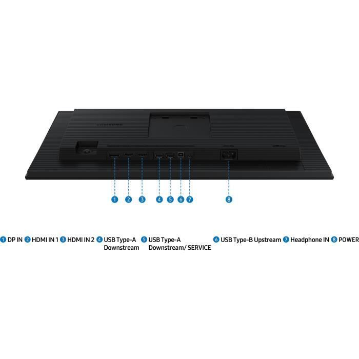 PC-scherm - SAMSUNG - S24D400G - 24'' - FHD 1920x1080 - 100Hz - IPS - 5ms(GTG) - 250cd/m² - Verstelbare voet - HDMI - DisplayPort