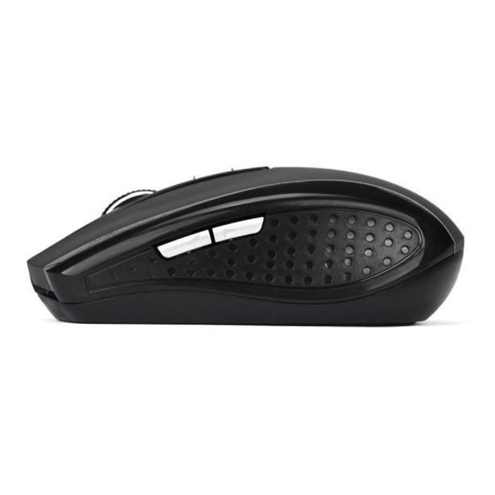 Souris sans fil pour PC portable - Gamer - Gris - 2.4GHz - 6 touches
