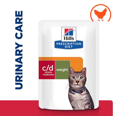 Hill's Prescription Diet Feline c/d Urinary Stress Metabolic s kuřecím masem