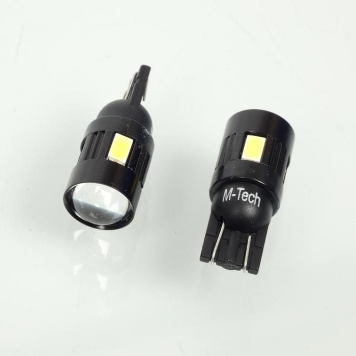 Bombilla LED M-Tech para coche 12V 1.8W W2.1x9.5d T10 W5W Nueva