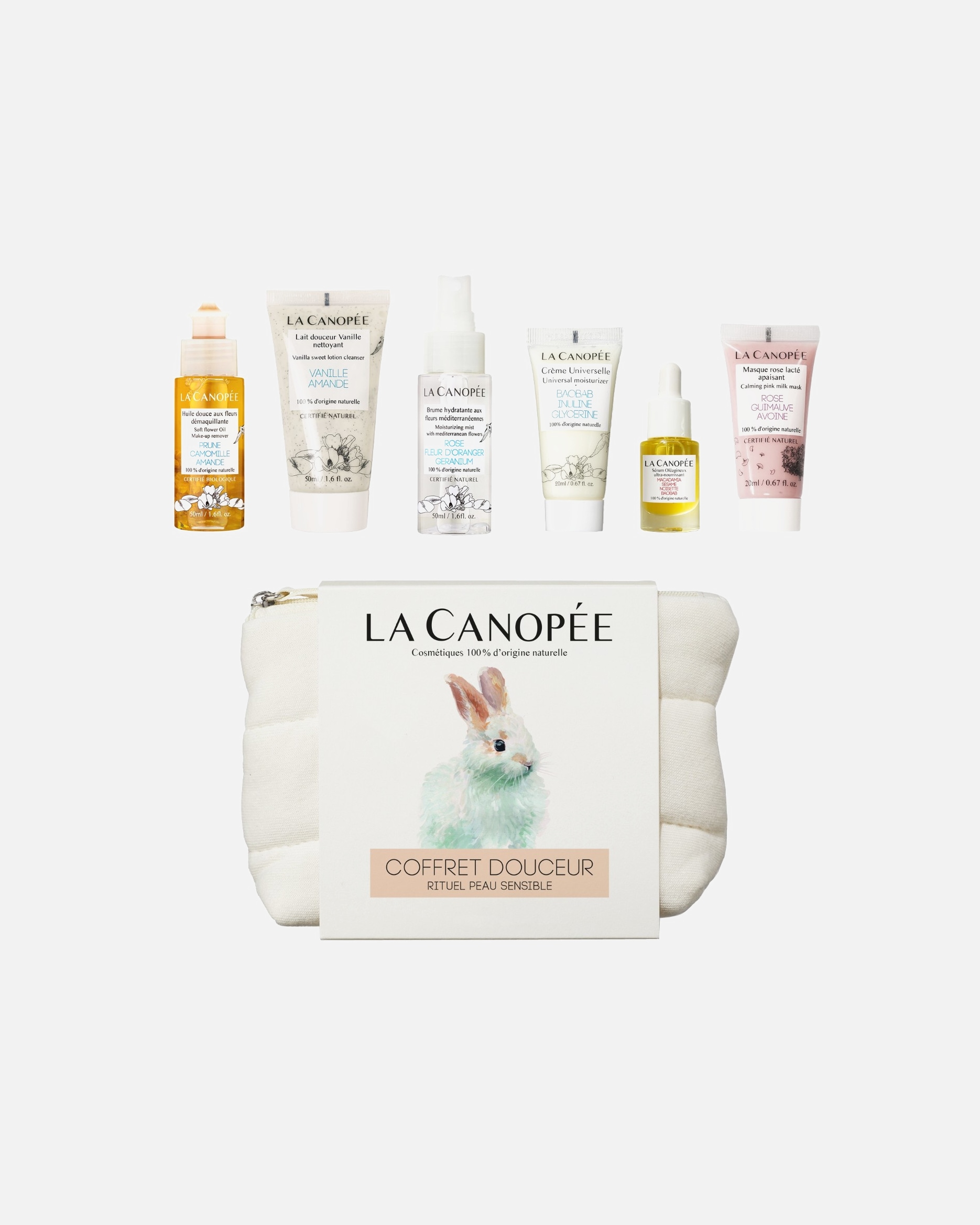 La Canopée Coffret douceur rituel peau sensible