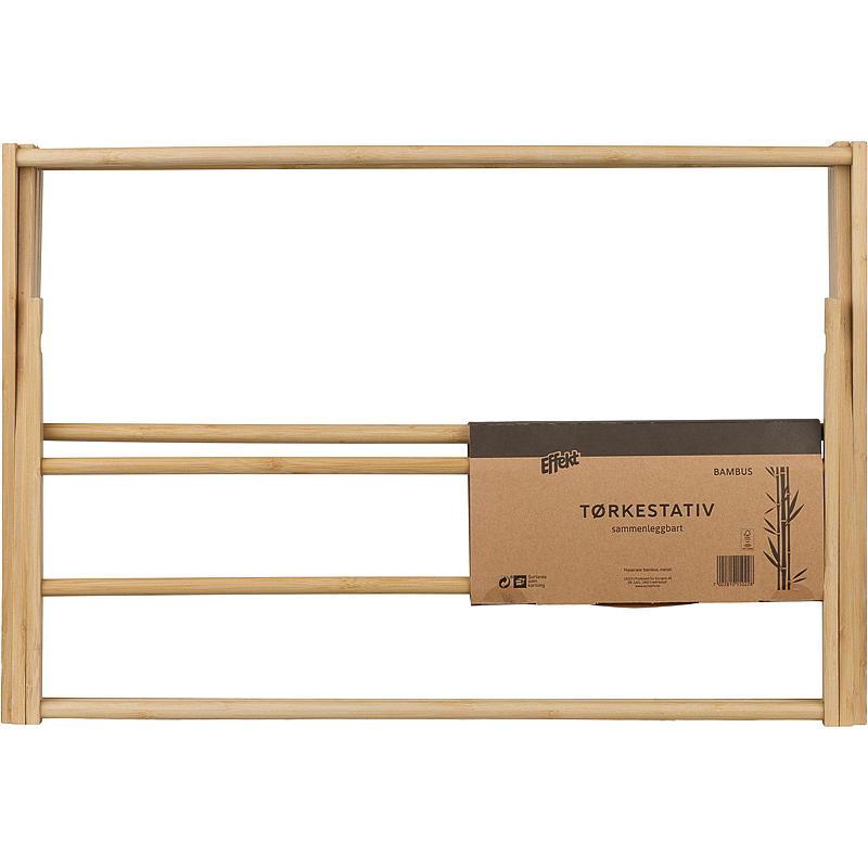 Appendiabiti pieghevole in bambù con effetto speciale