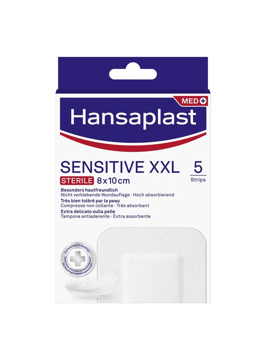 HANSAPLAST Hansaplast Sensitive XXL Pflaster, 10 Stück