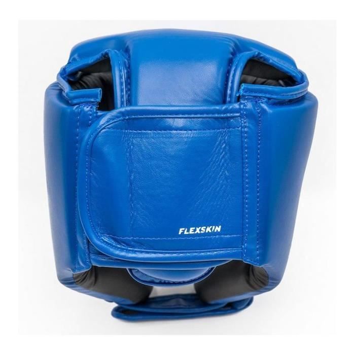 Casque de boxe compétition Fujimae bleu