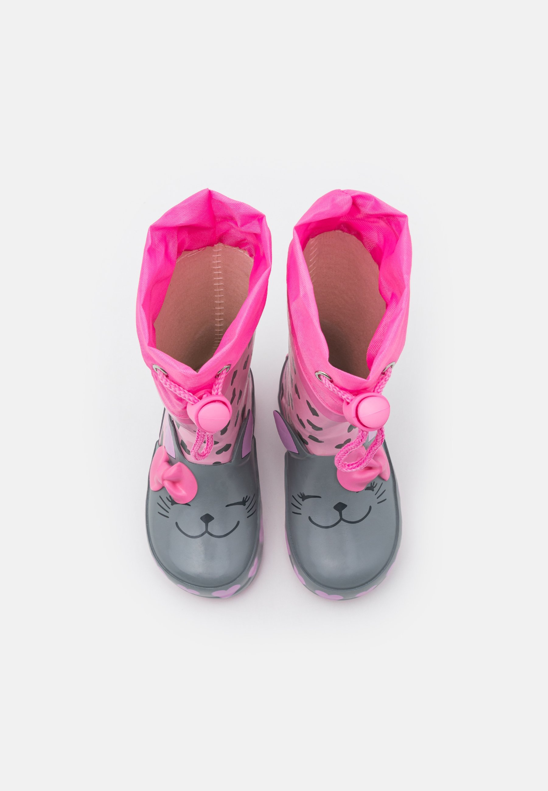 Bottes Playshoes Chat - Bottes en caoutchouc - Roses