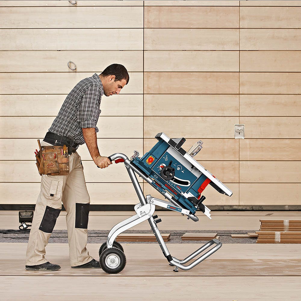 Carrinho dobrável para o suporte da serra de mesa BOSCH Gravity Rise GTA60W