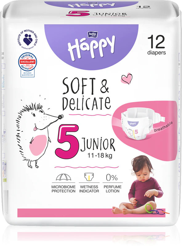 Fraldas descartáveis BELLA Baby Happy Soft&Delicate