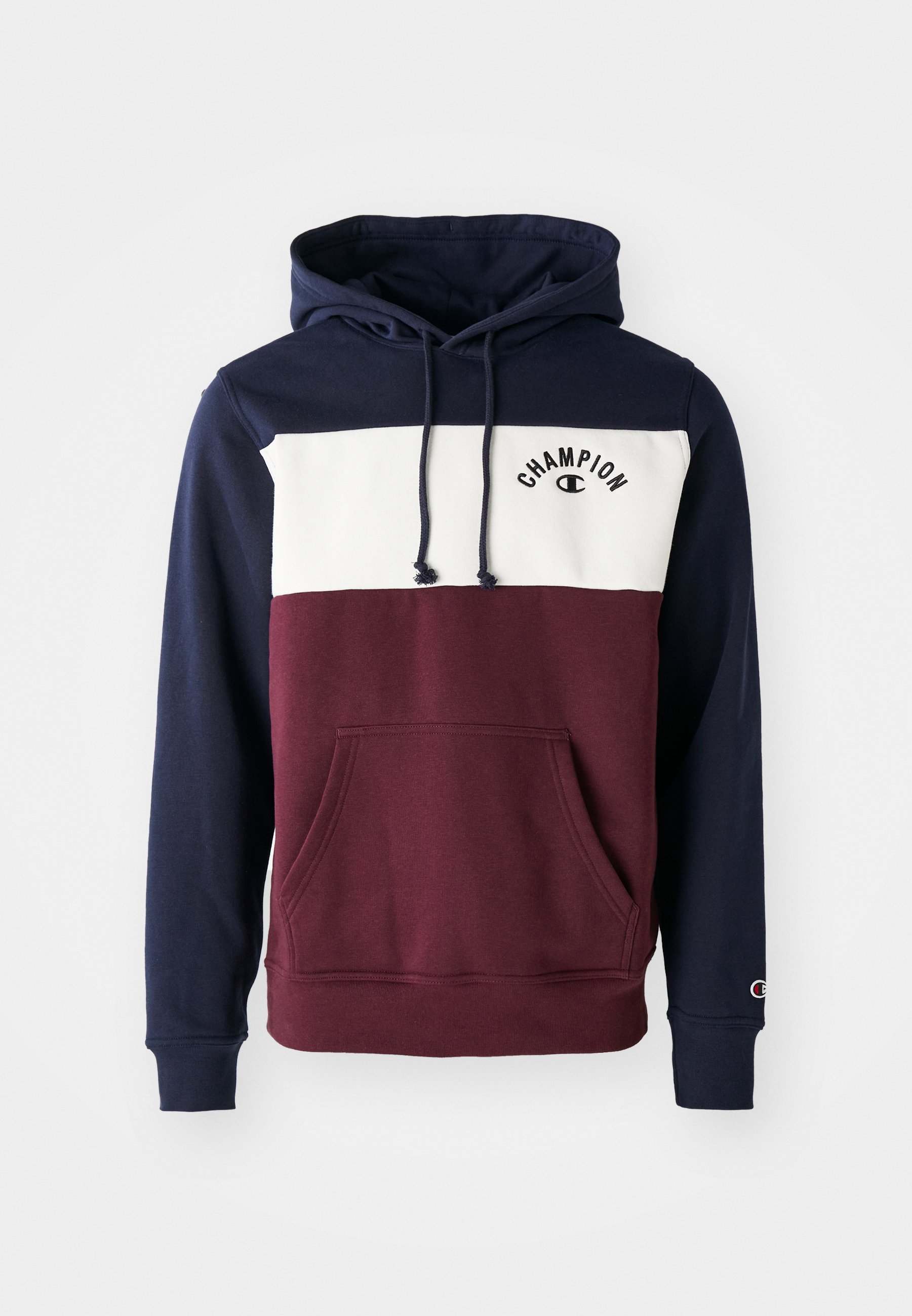 Sweat à capuche Champion ICONS COLORBLOCK - Bleu foncé