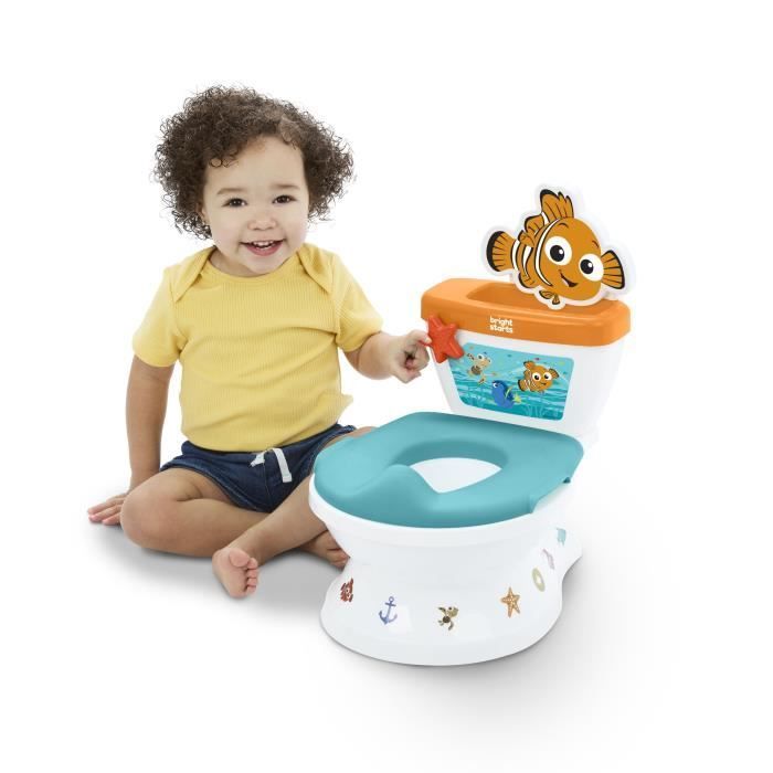 DISNEY BABY - NEMO- Mini toilette avec réducteur de lunette de toilette inclus, 2 en 1, MySize, Pot amovible facile à nettoyer
