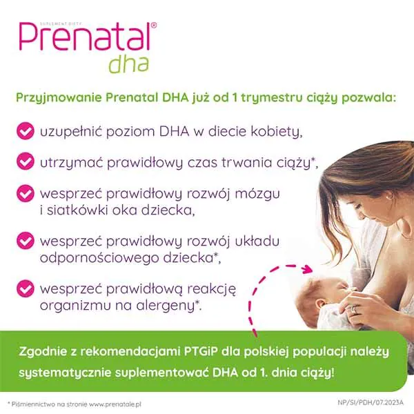 Prenatal DHA, Formuła kwasów omega-3 od początku ciąży do końca karmienia piersią, Kapsułki