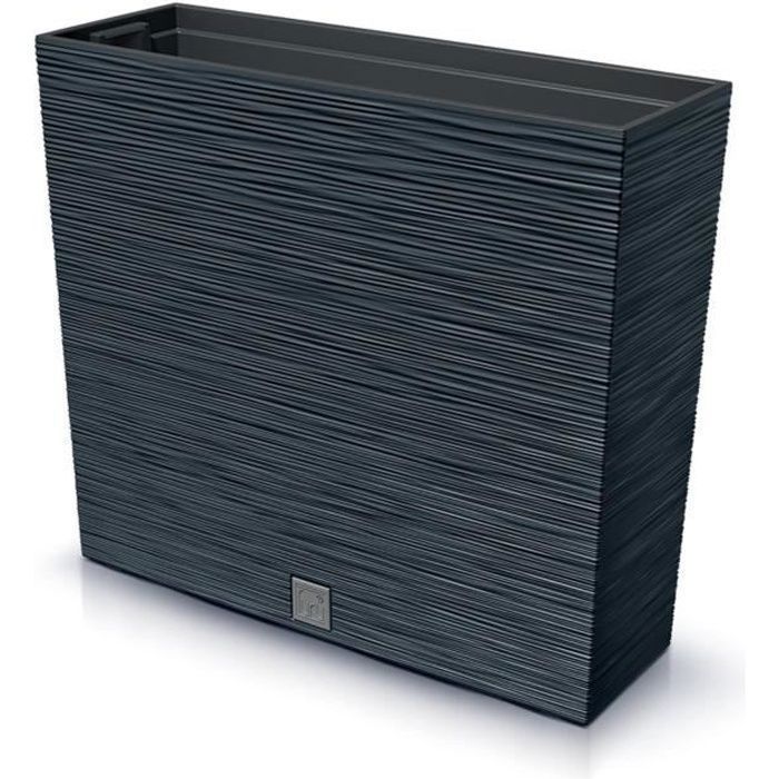 Maceta Prosperplast Furu Case T con inserto, modelo DFC600T-S433, color antracita, 12/44 L.