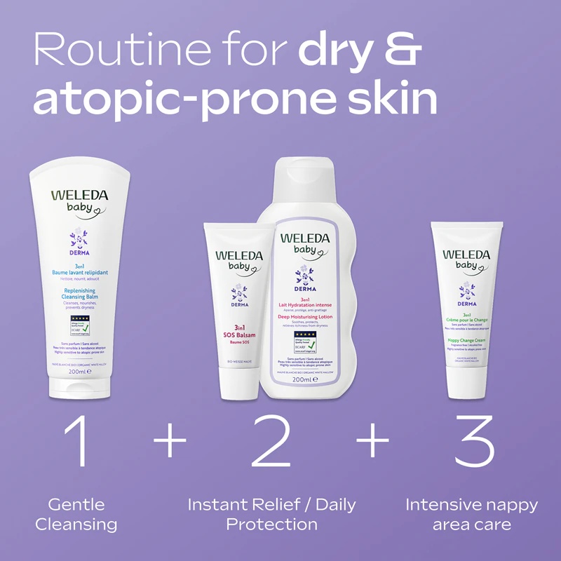 Weleda Baby Derma pomirjujoča krema za otroško kožo
