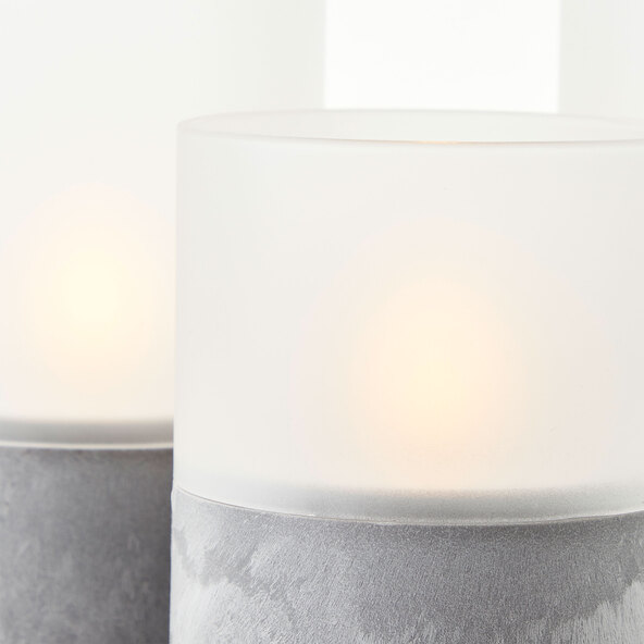 Luminária de mesa em formato de vela LED Bougie, conjunto de 3