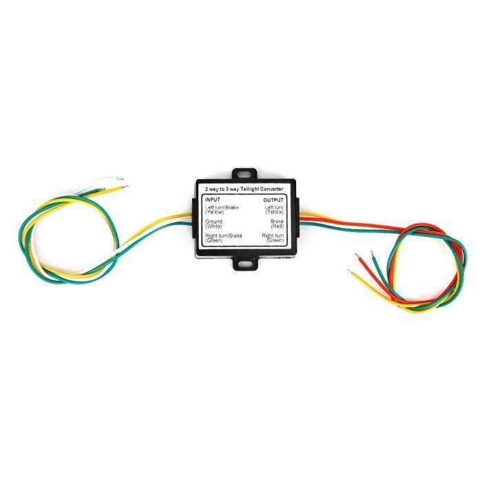 Adaptador convertidor de luces traseras, adaptador para remolque, arnés de cableado