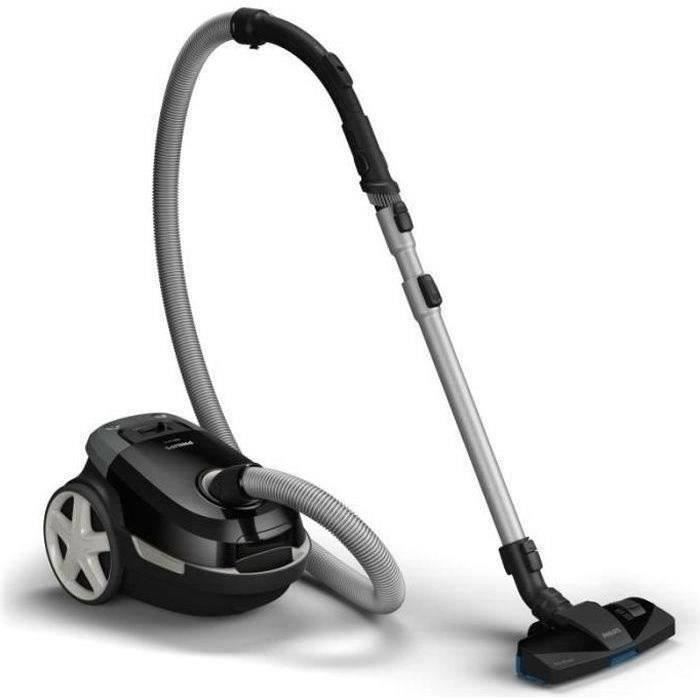 Aspiradora con bolsa - PHILIPS - XD3112/09 - Serie 3000 Performer Compact - 900W - 79dB - Negra